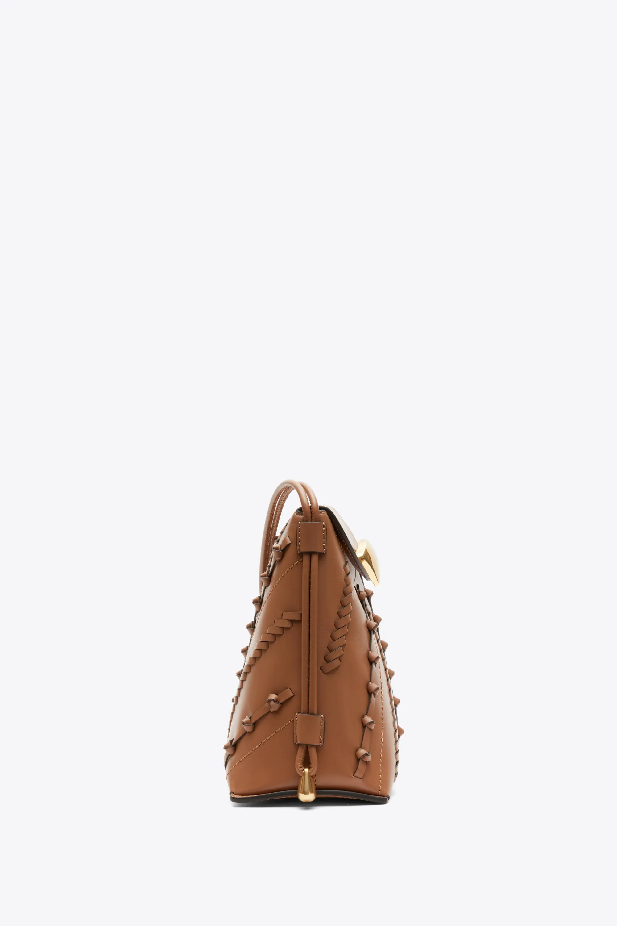 ID Petit Soft Shoulder Bag with Leather Craft