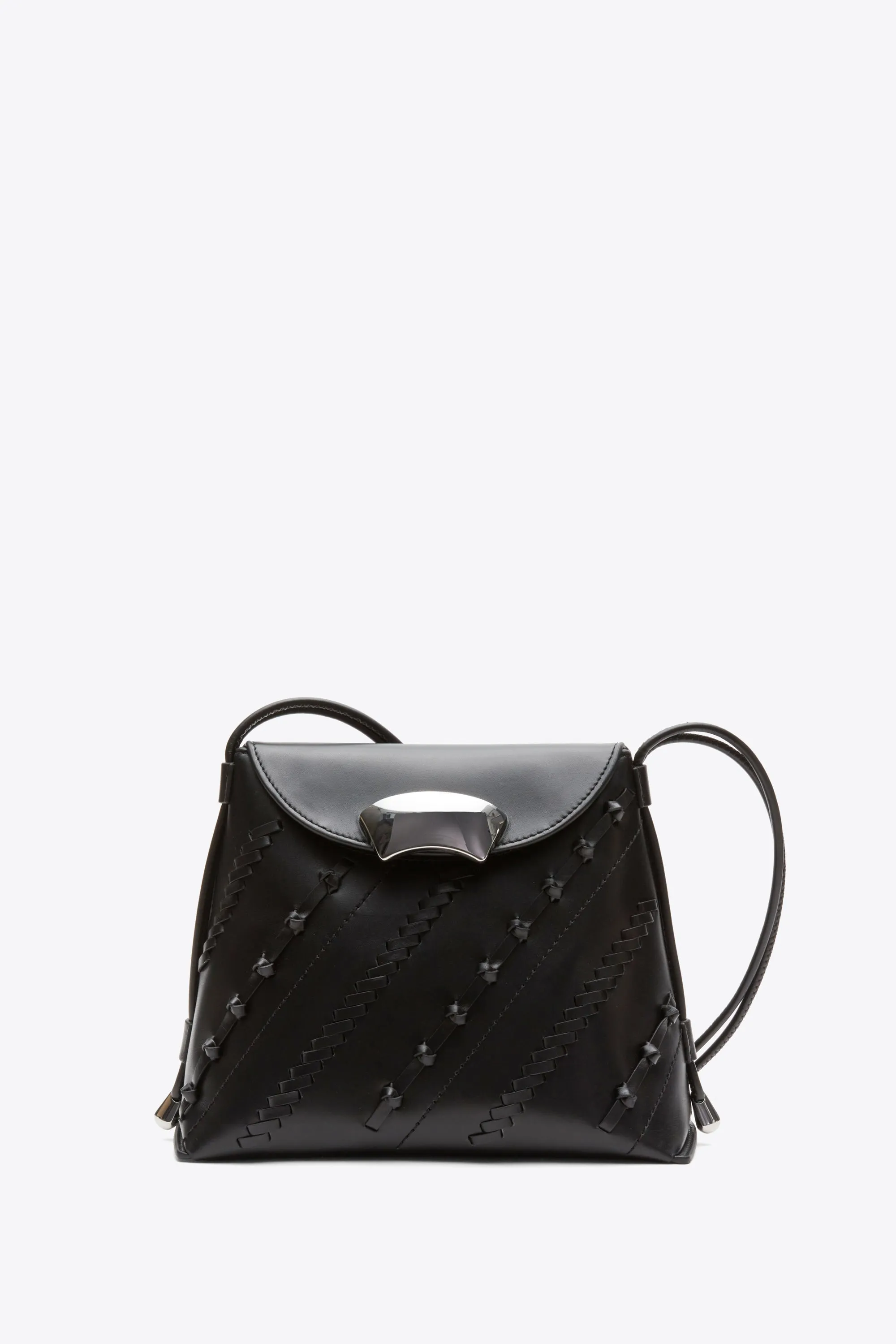 ID Petit Soft Shoulder Bag with Leather Craft