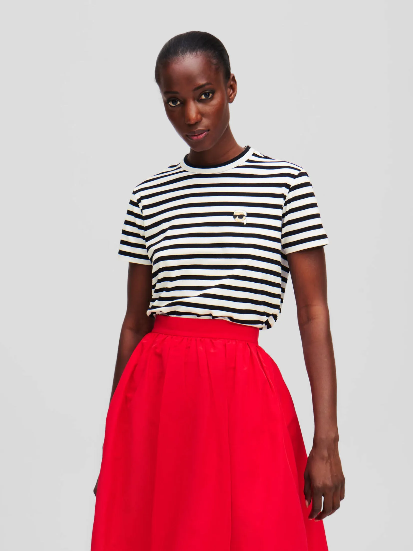 IKON STRIPE BOXY T-SHIRT