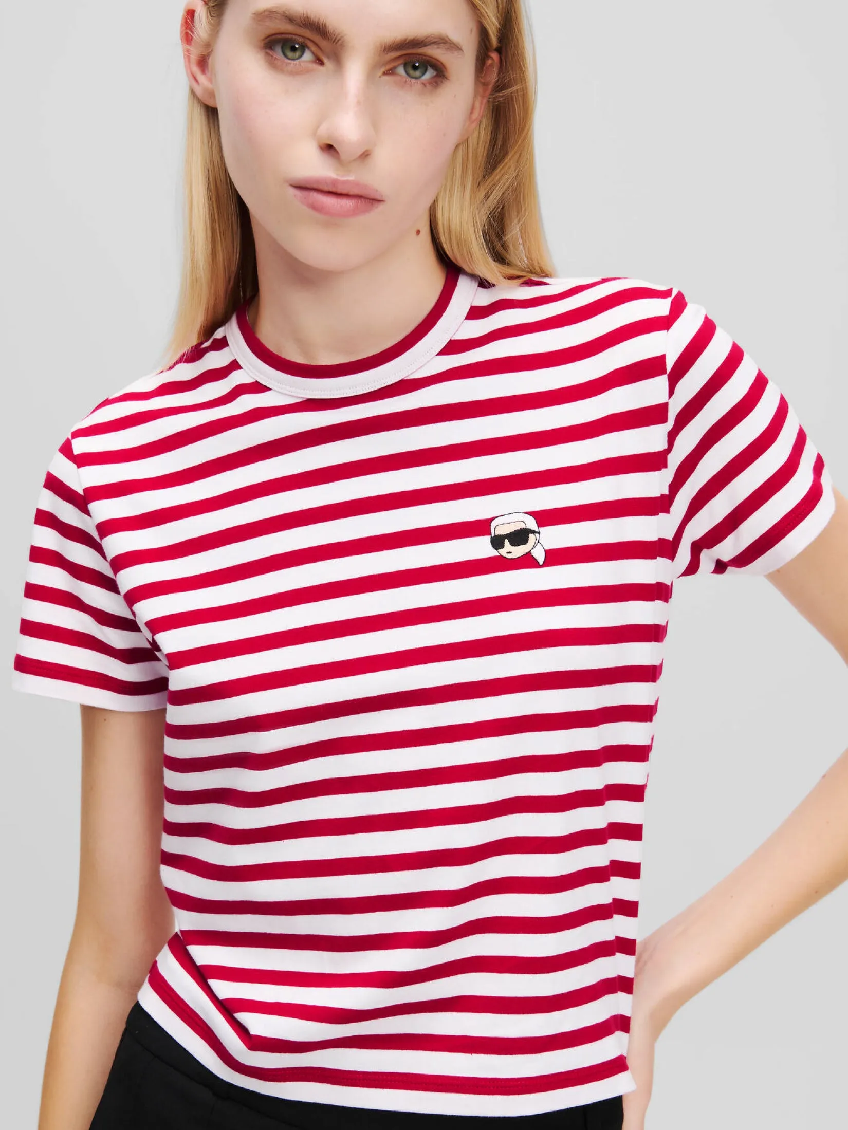 IKON STRIPE BOXY T-SHIRT
