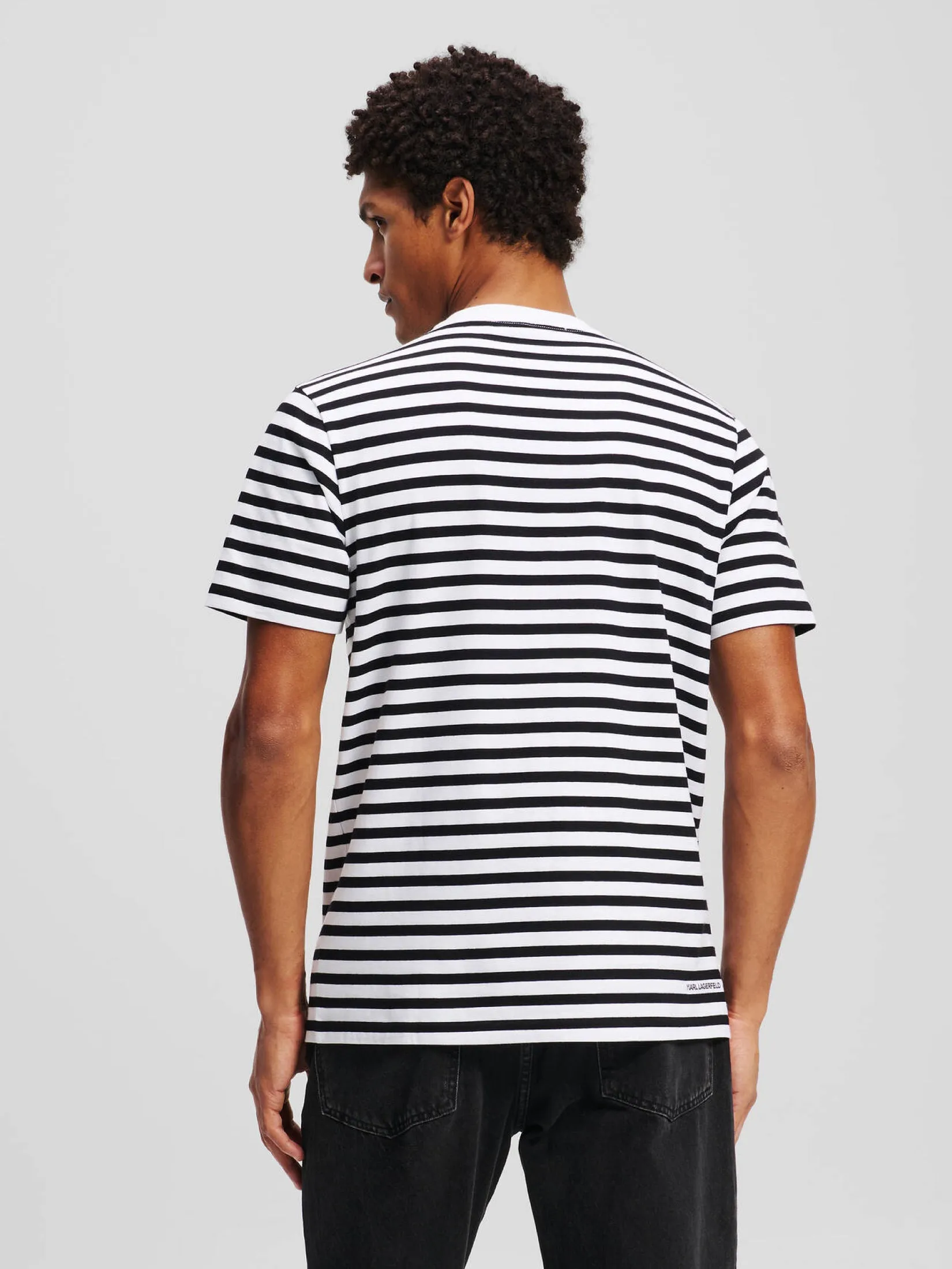 IKON STRIPED T-SHIRT