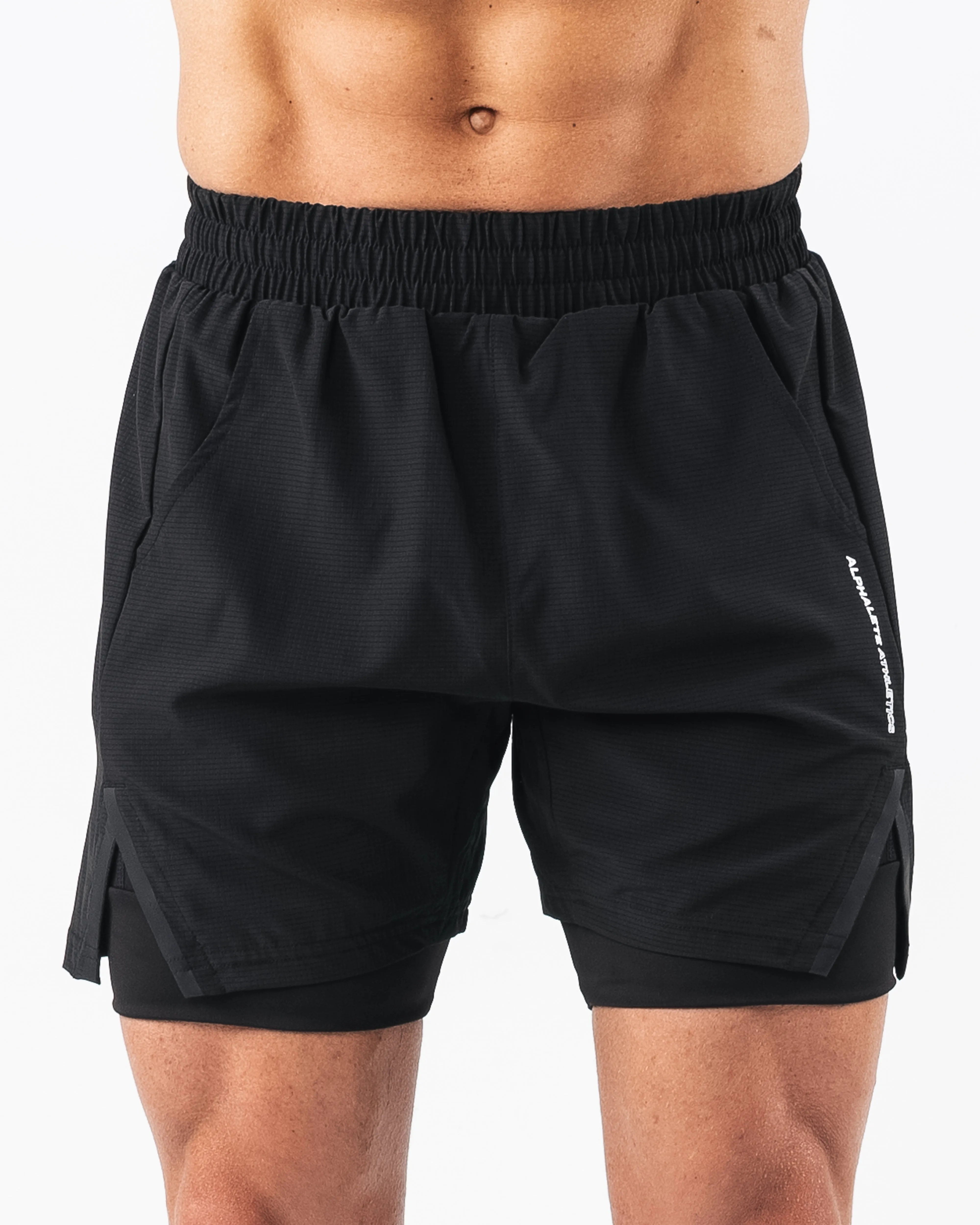 Infinity Short - Black Alphalete Athletics