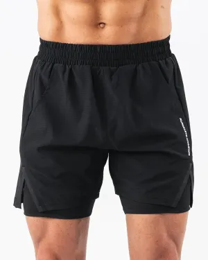 Infinity Short - Black Alphalete Athletics