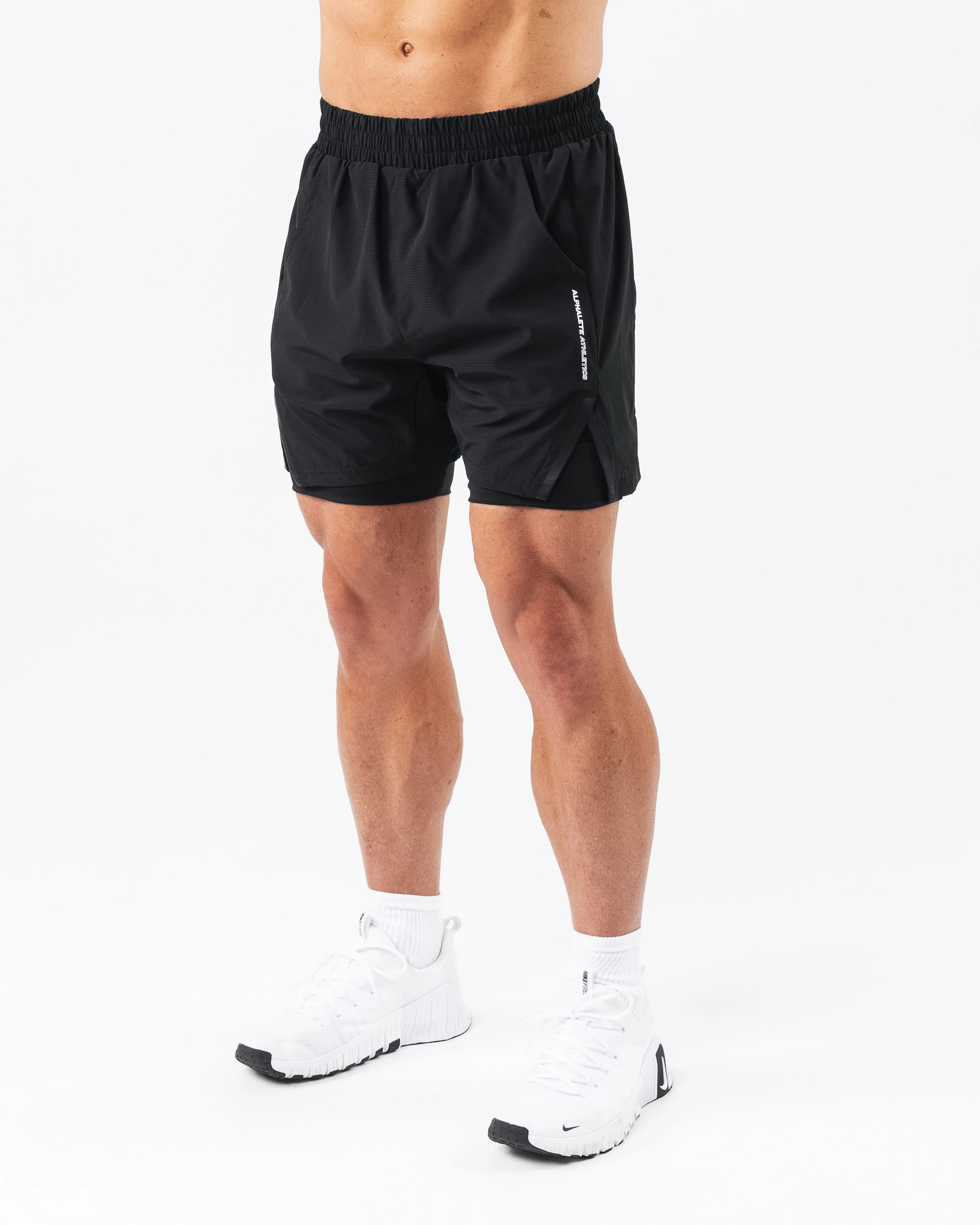 Infinity Short - Black Alphalete Athletics