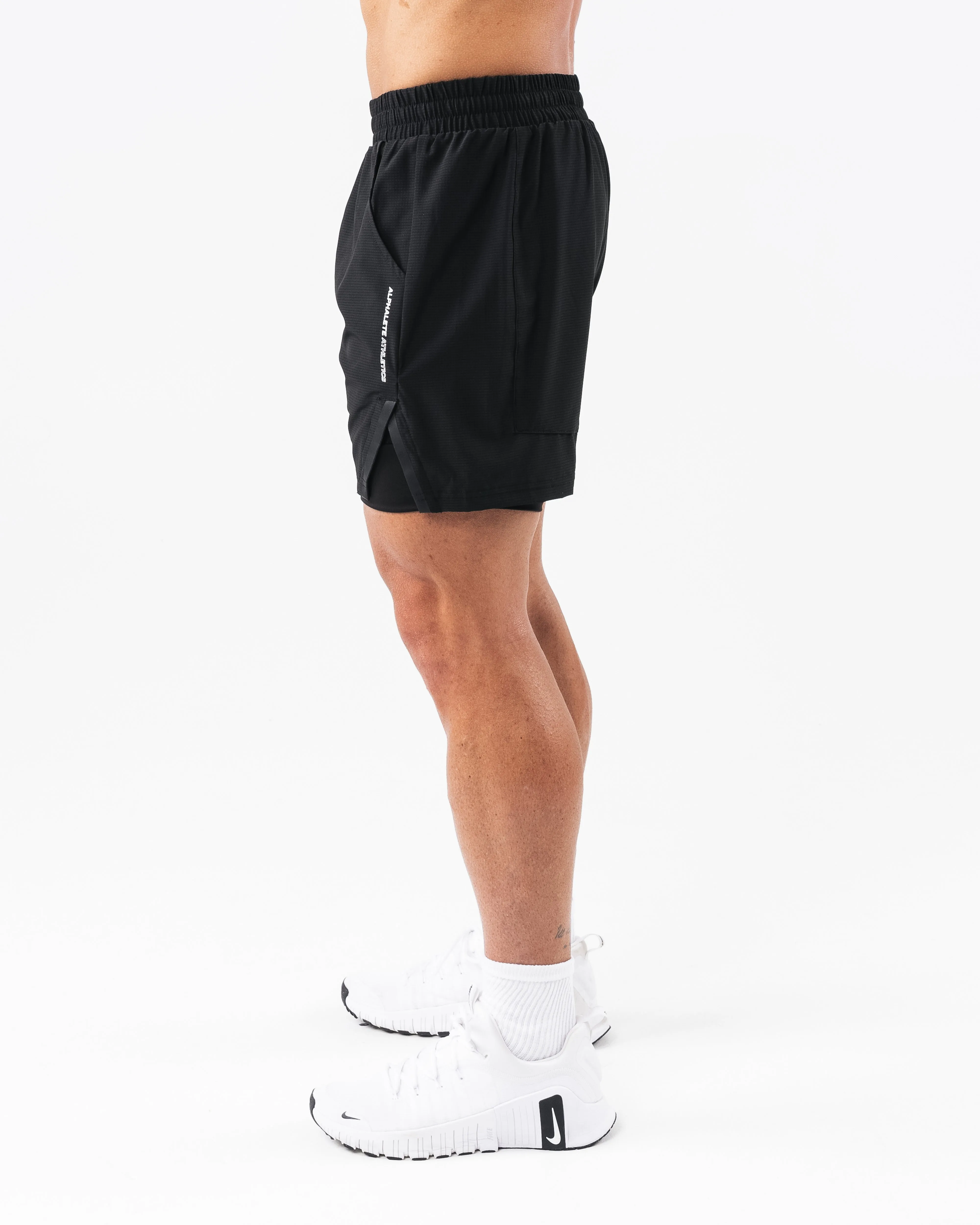 Infinity Short - Black Alphalete Athletics