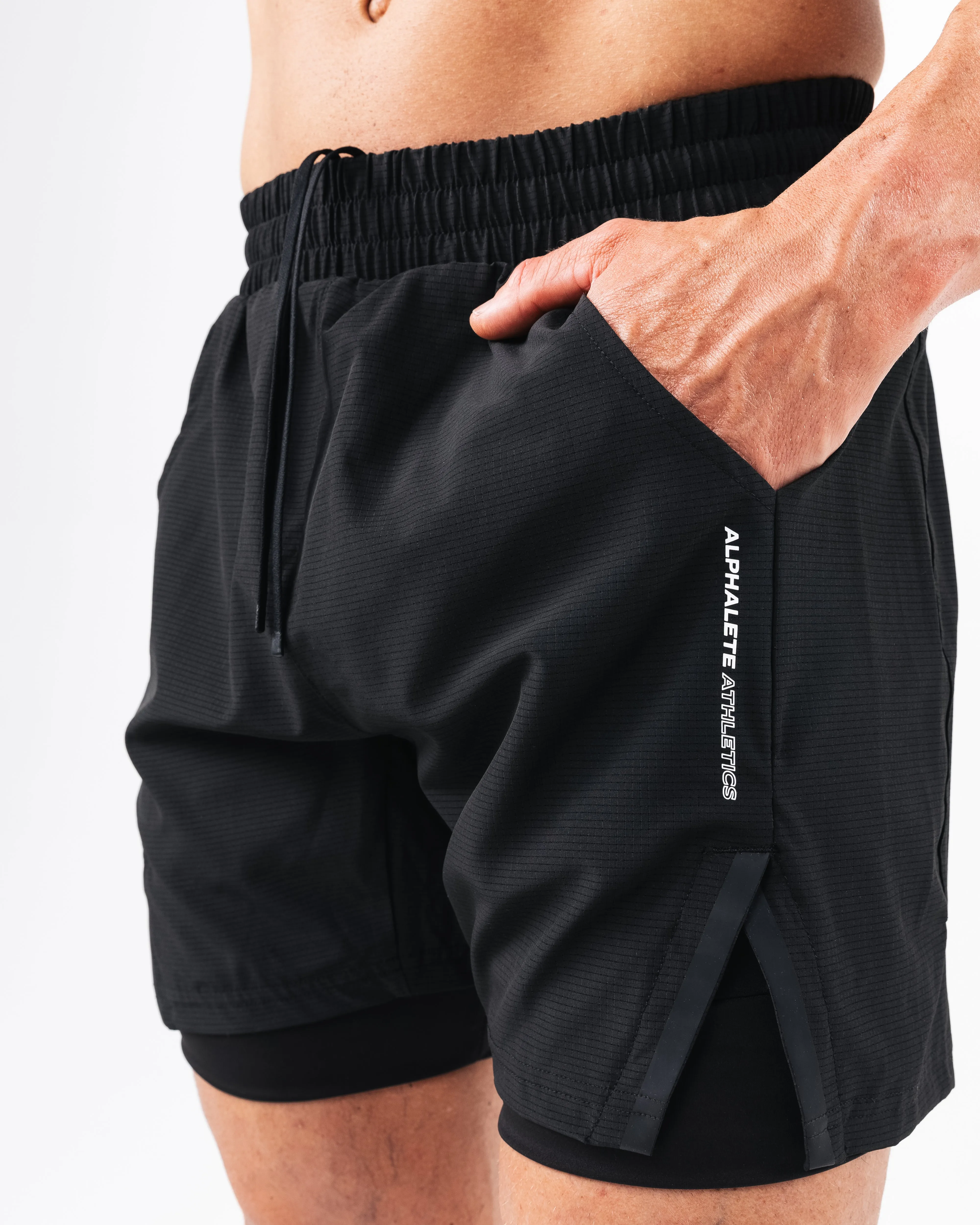 Infinity Short - Black Alphalete Athletics