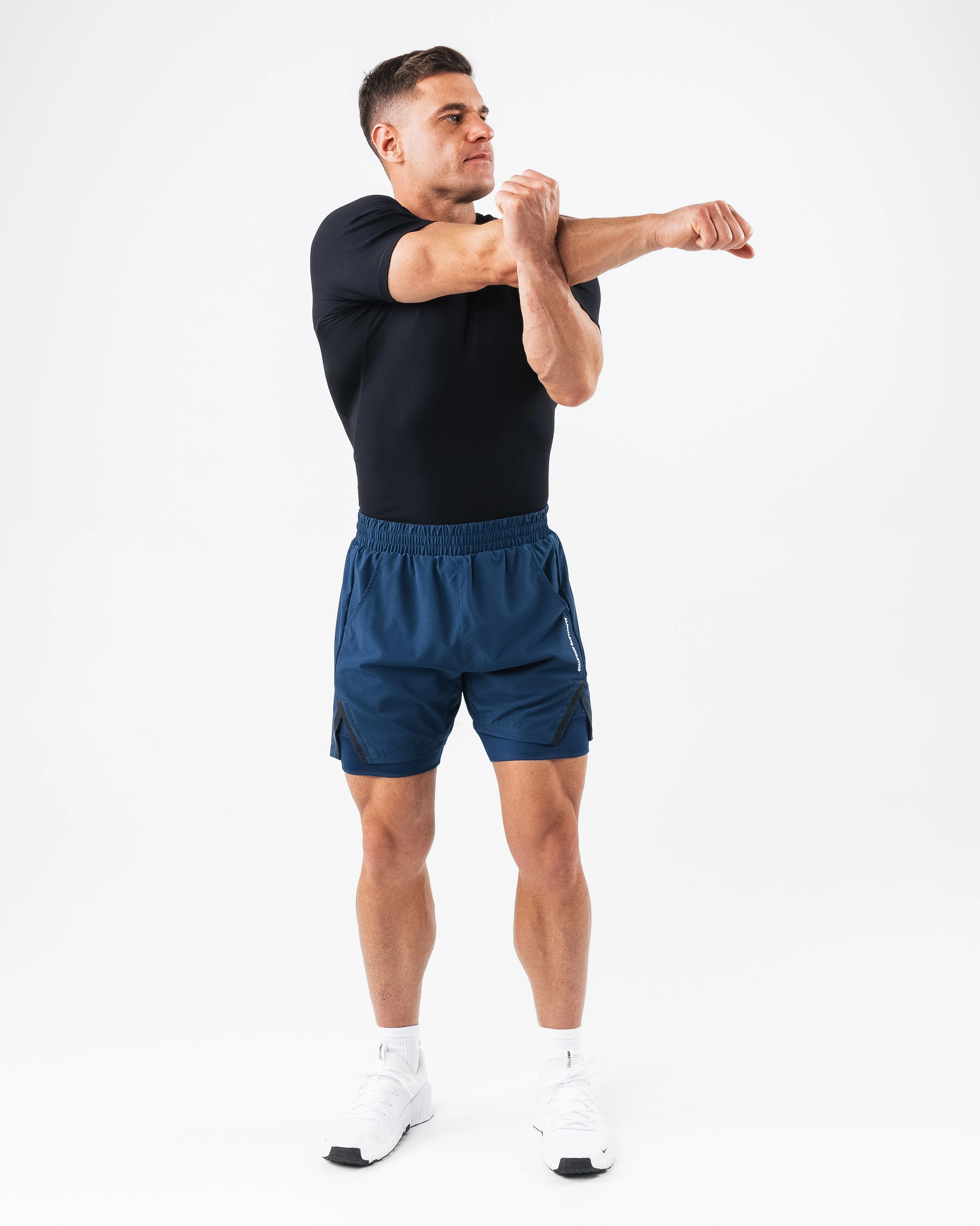 Infinity Short - Denim Alphalete Athletics
