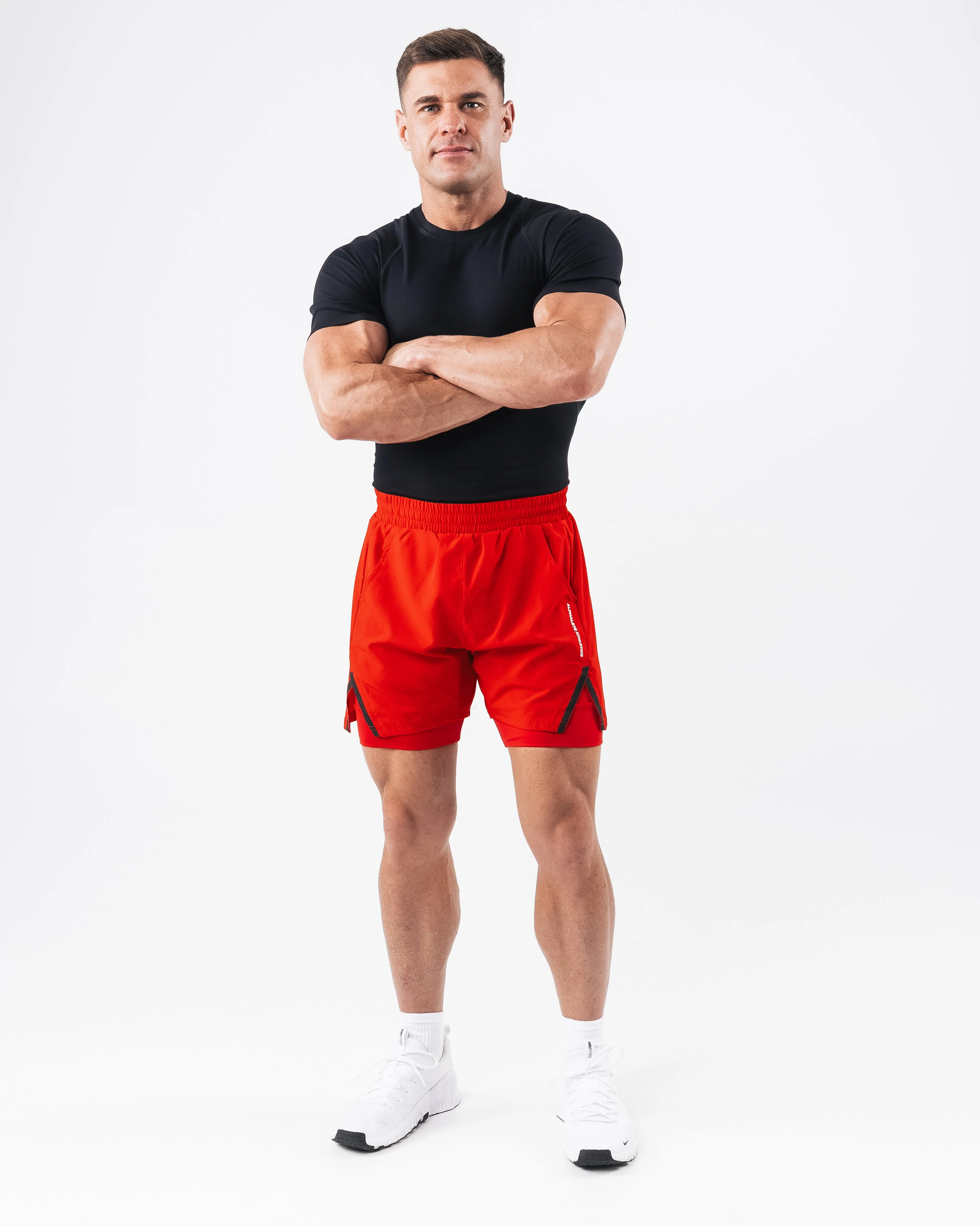 Infinity Short - Formula Red Alphalete Athletics