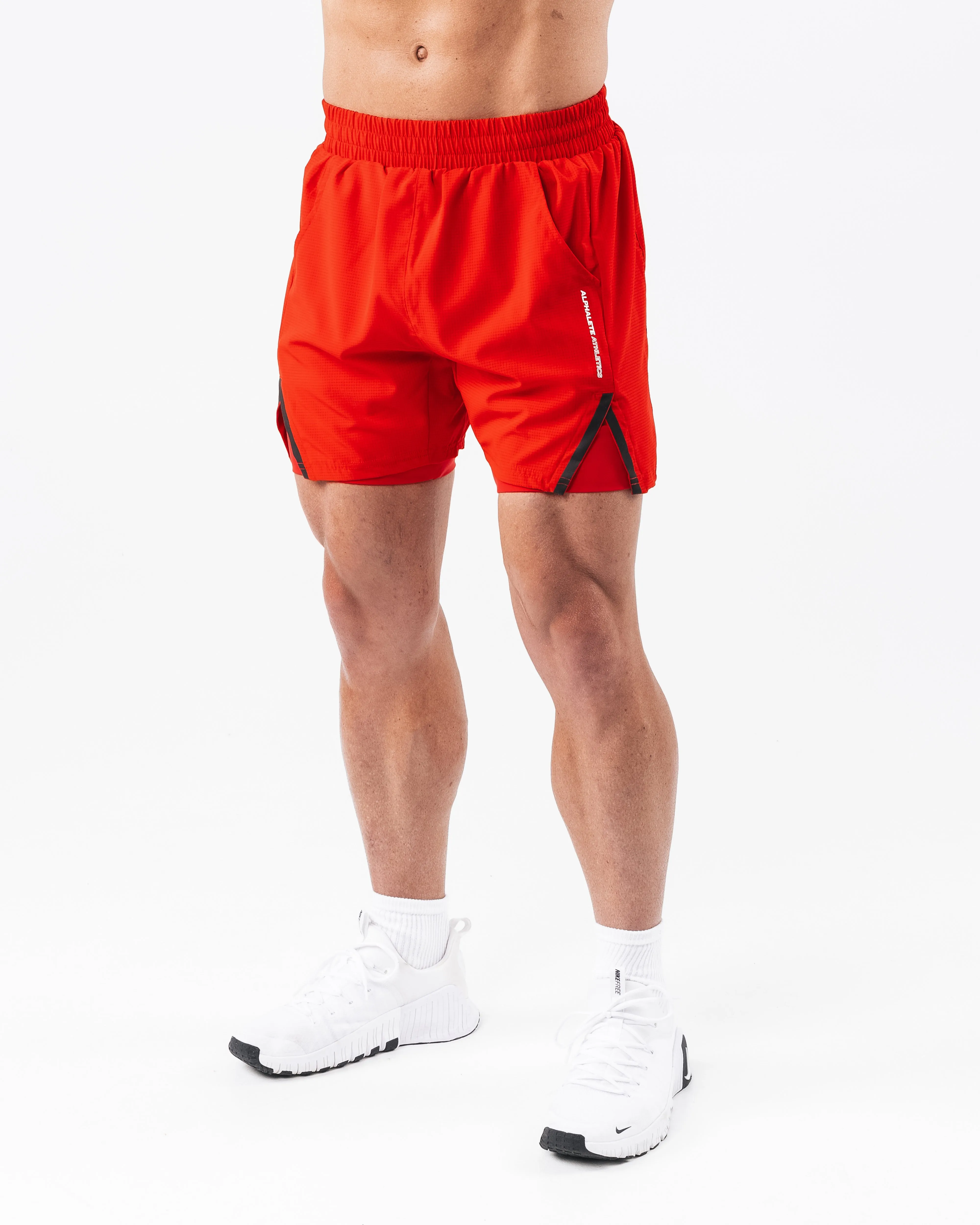Infinity Short - Formula Red Alphalete Athletics