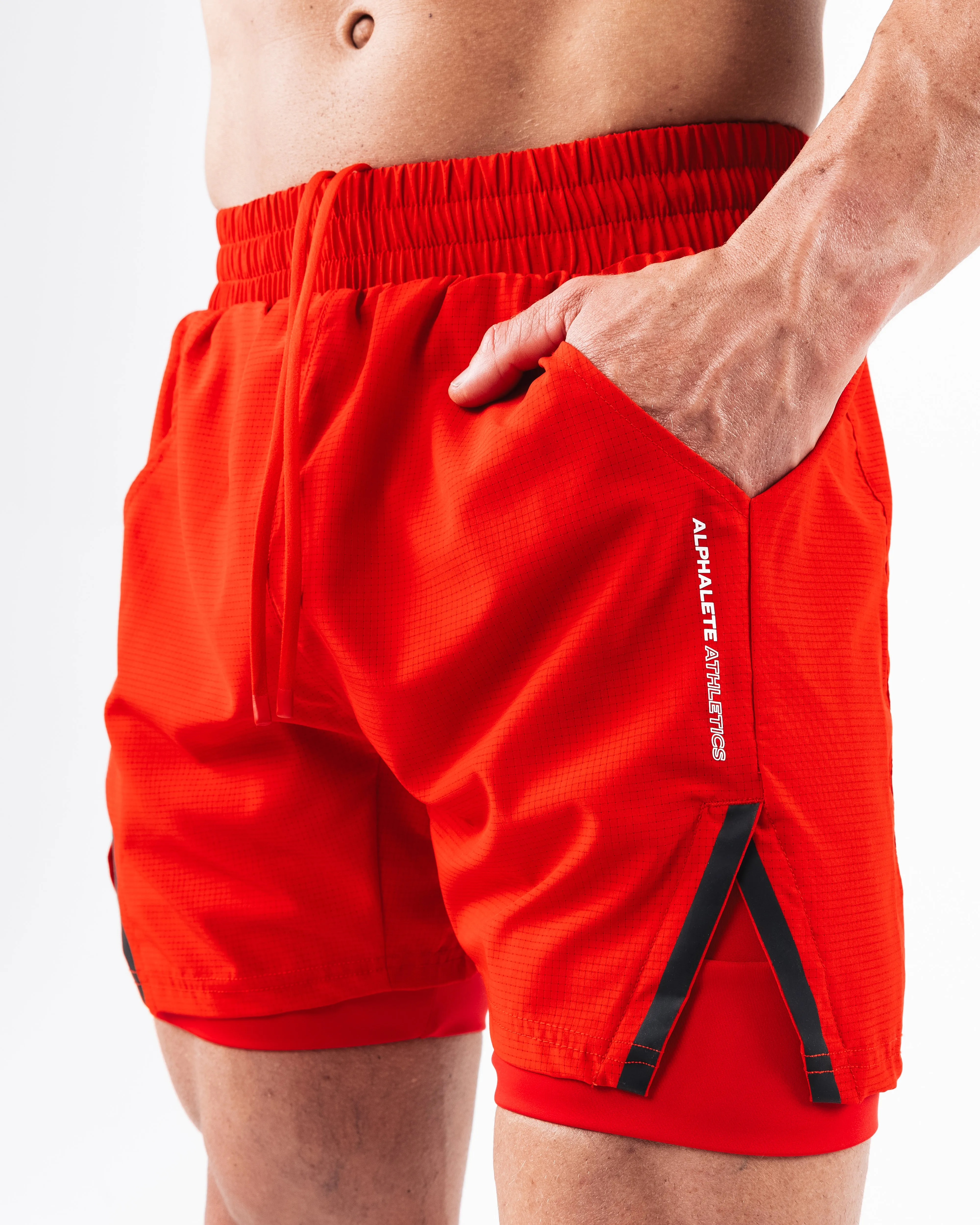 Infinity Short - Formula Red Alphalete Athletics