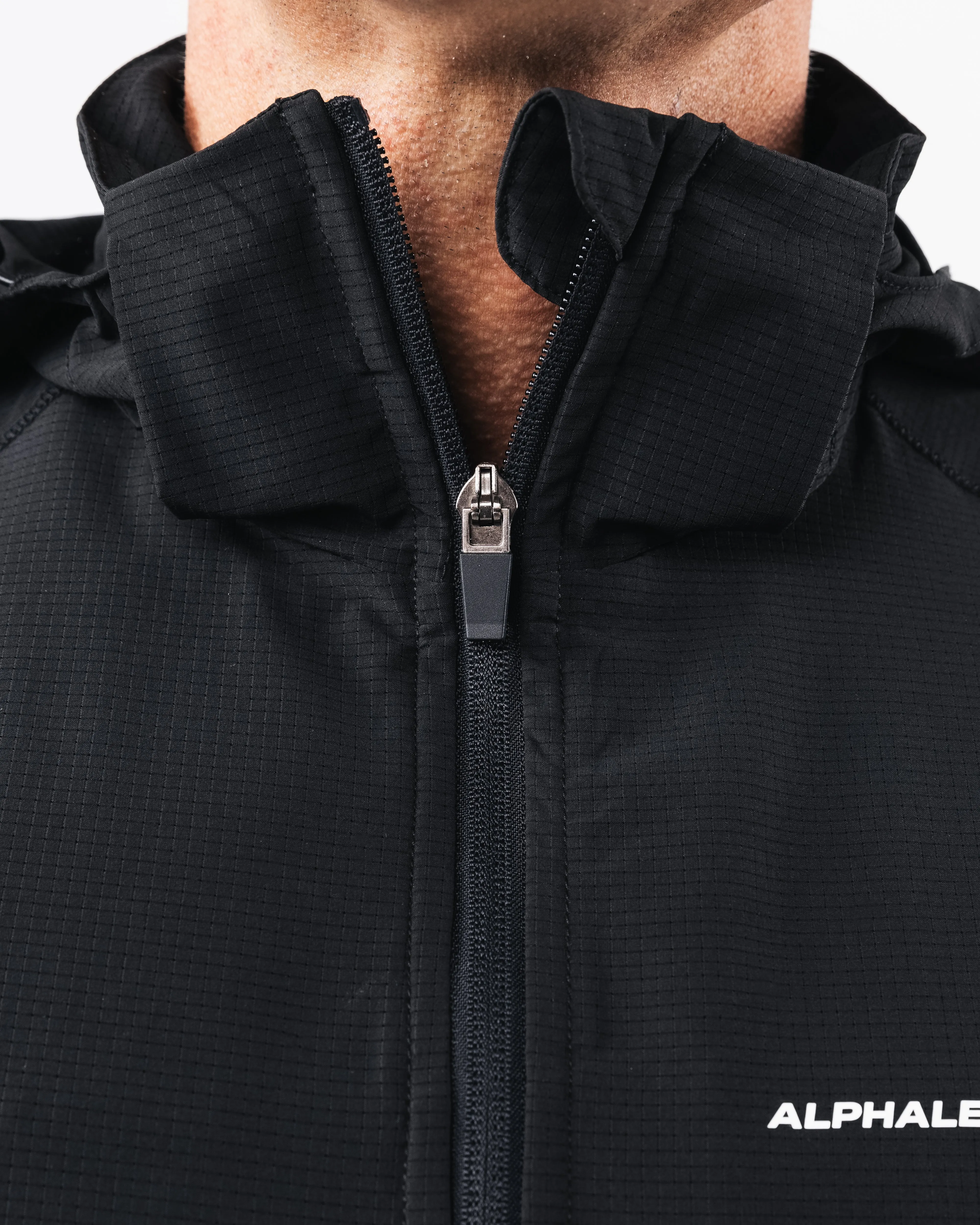 Infinity Tech Jacket - Black Alphalete Athletics
