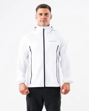 Infinity Tech Jacket - White Alphalete Athletics
