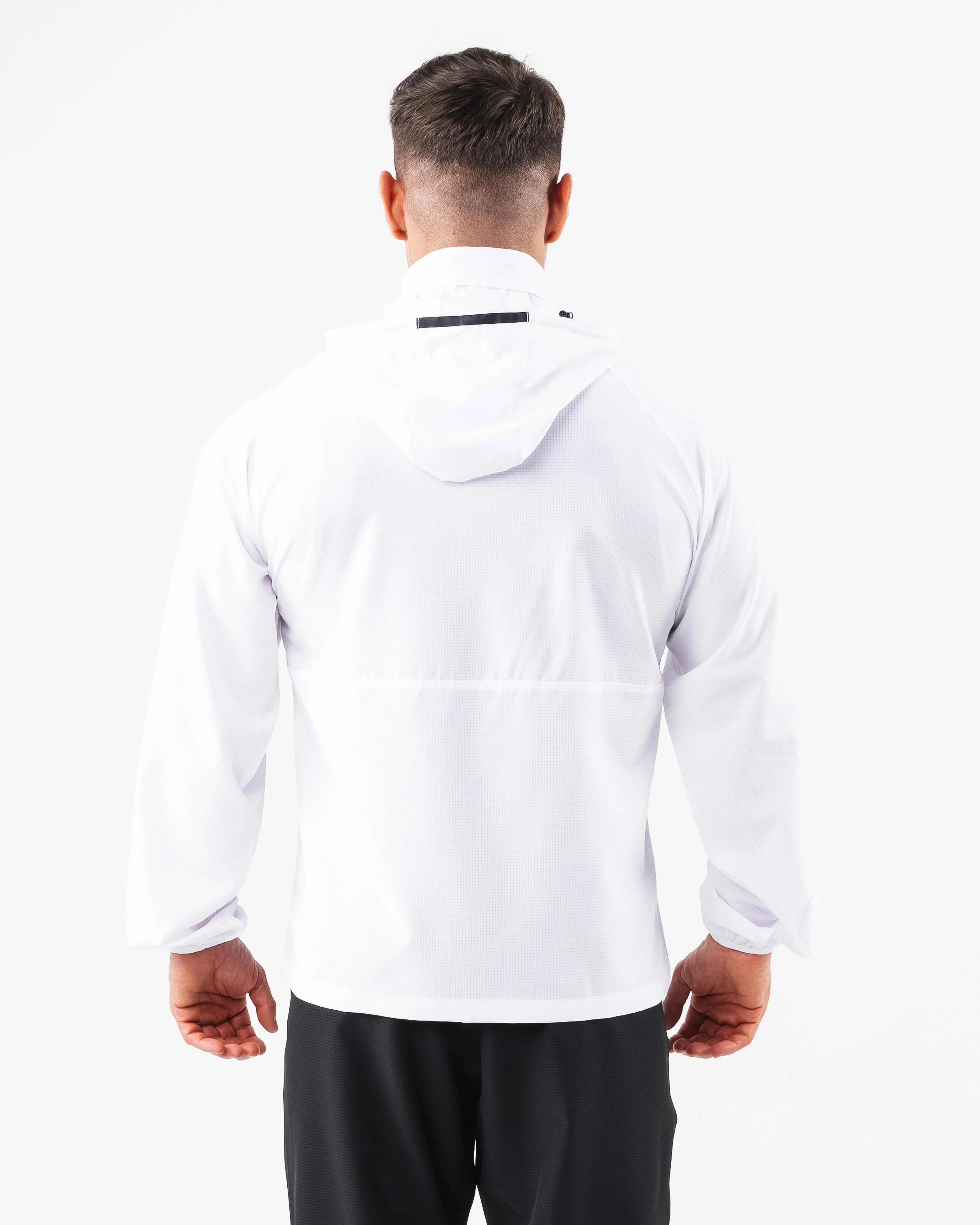 Infinity Tech Jacket - White Alphalete Athletics