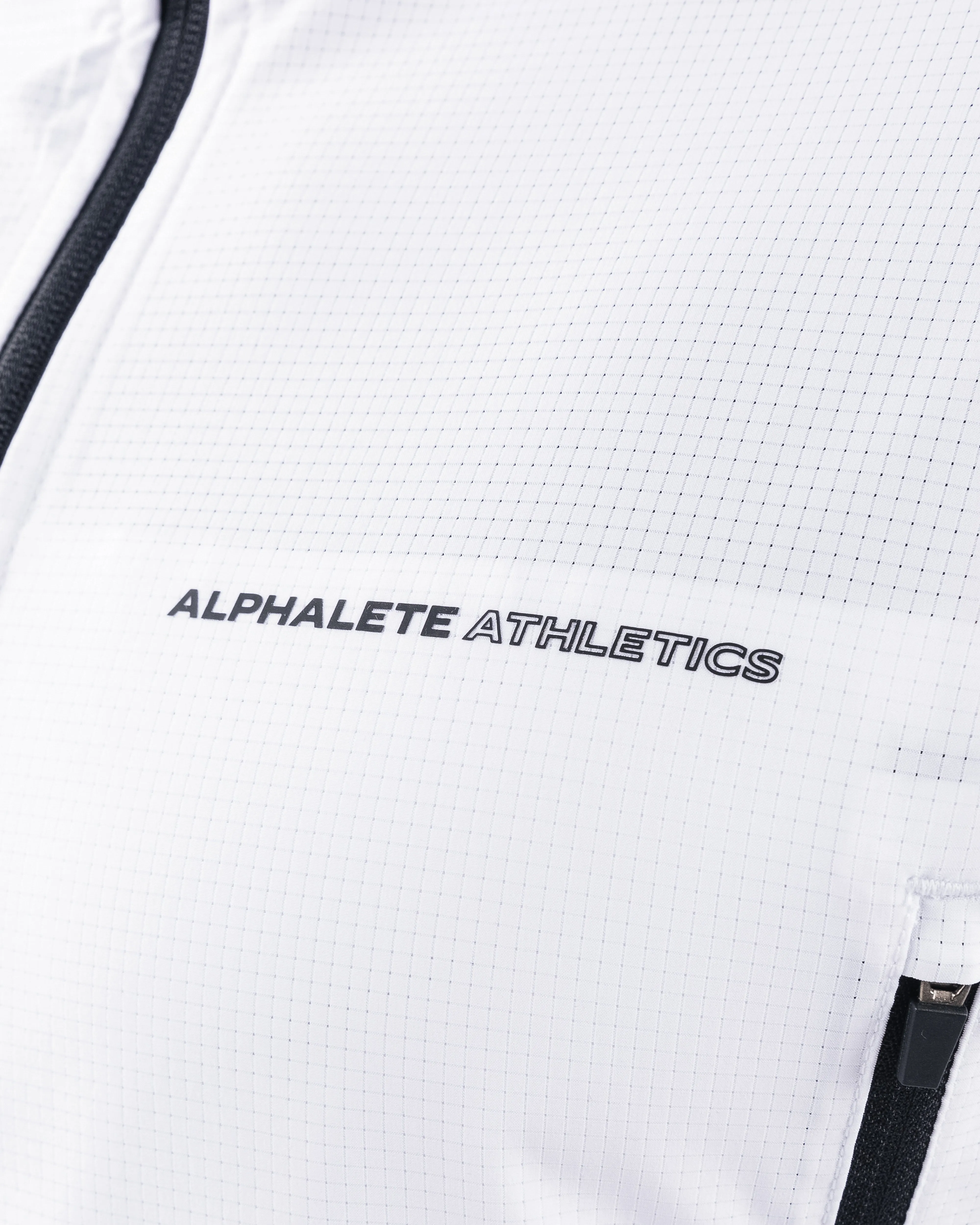 Infinity Tech Jacket - White Alphalete Athletics