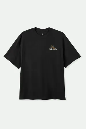 Inwood S/S Standard T-Shirt - Black Brixton