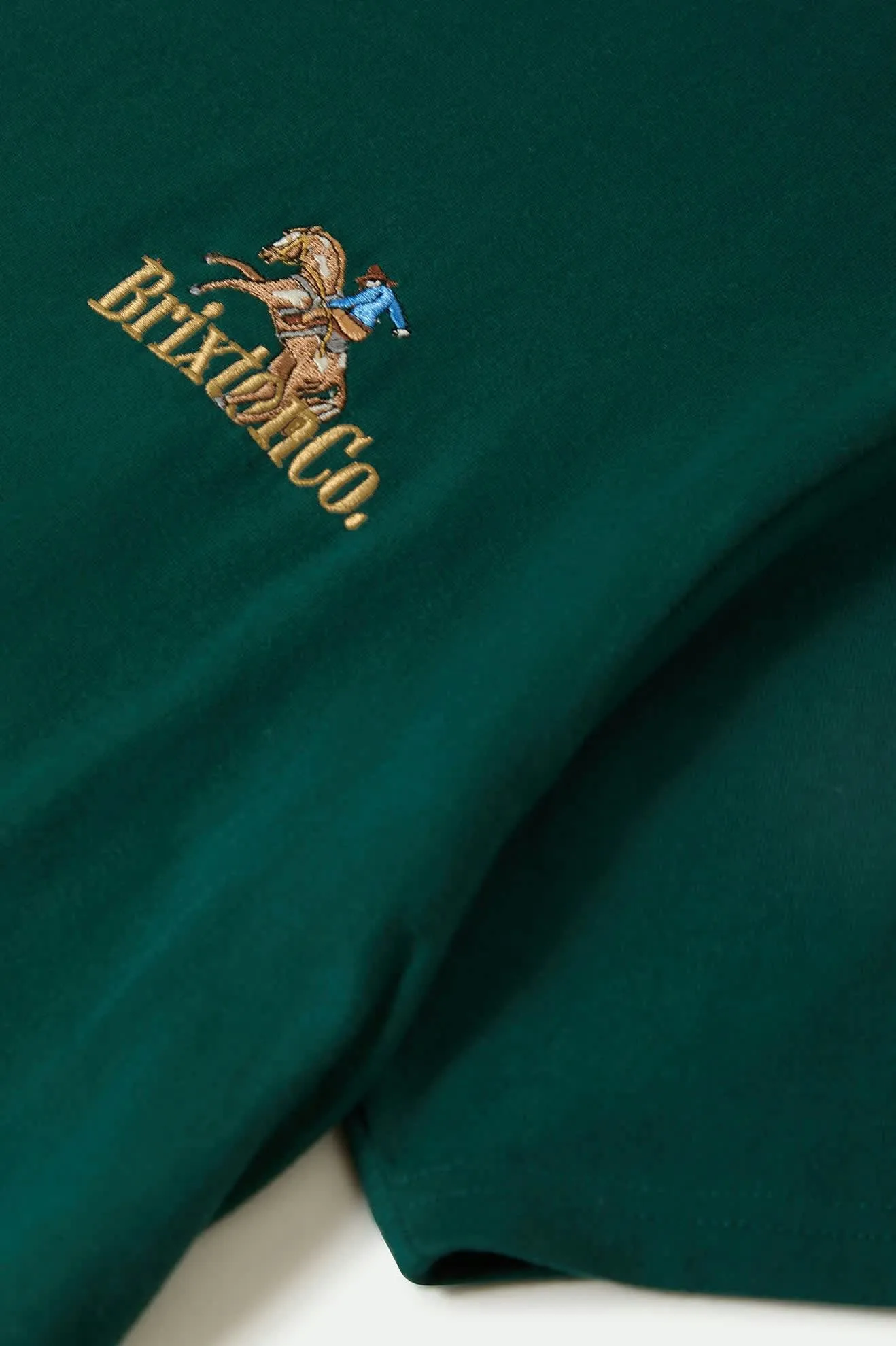 Inwood S/S Standard T-Shirt - Deep Emerald Brixton