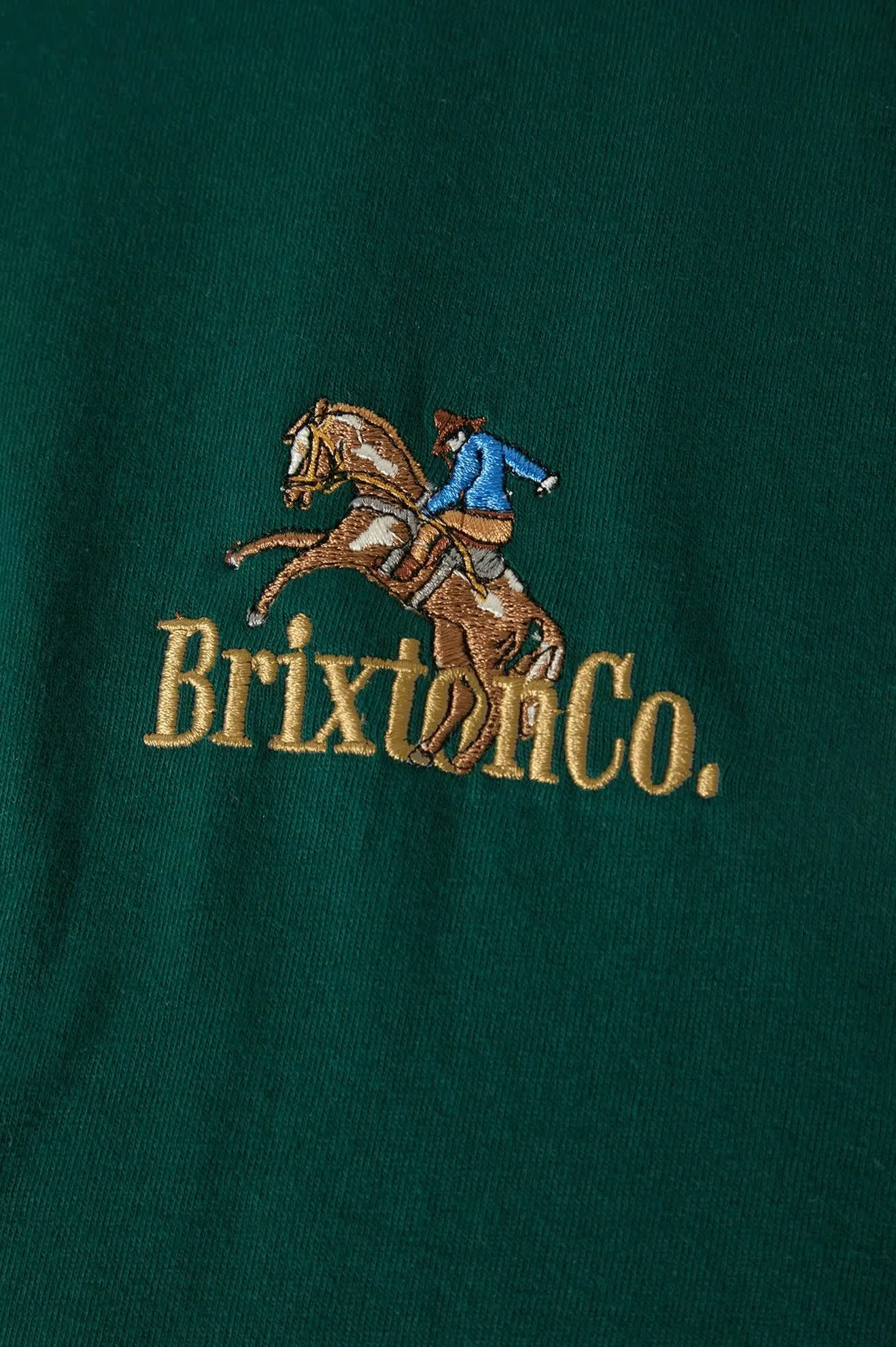 Inwood S/S Standard T-Shirt - Deep Emerald Brixton