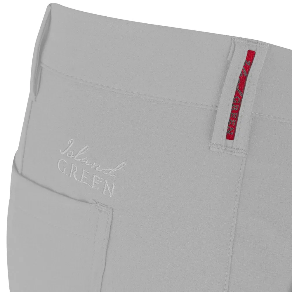 Island Green Tour Tapered Stretch Trousers - Light Grey