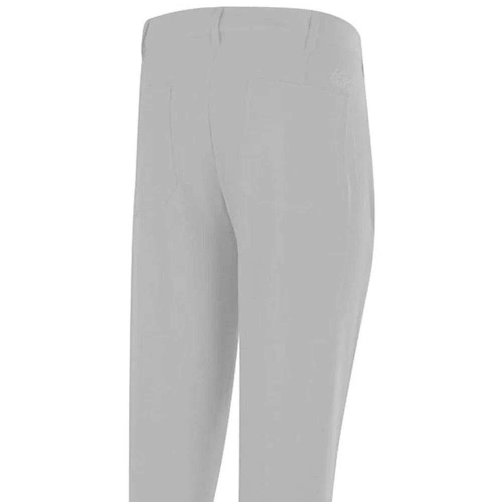 Island Green Tour Tapered Stretch Trousers - Light Grey