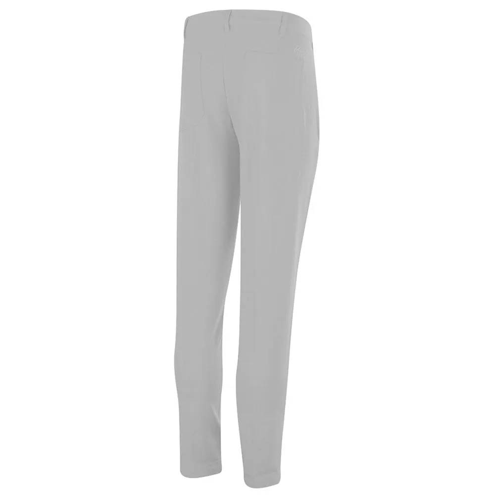 Island Green Tour Tapered Stretch Trousers - Light Grey