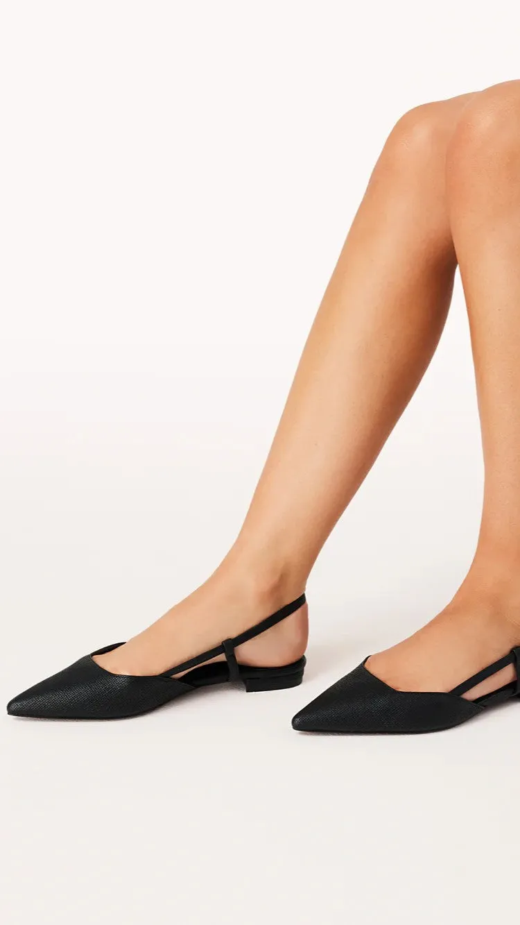 Iver Ballet Flats - Black Billy J