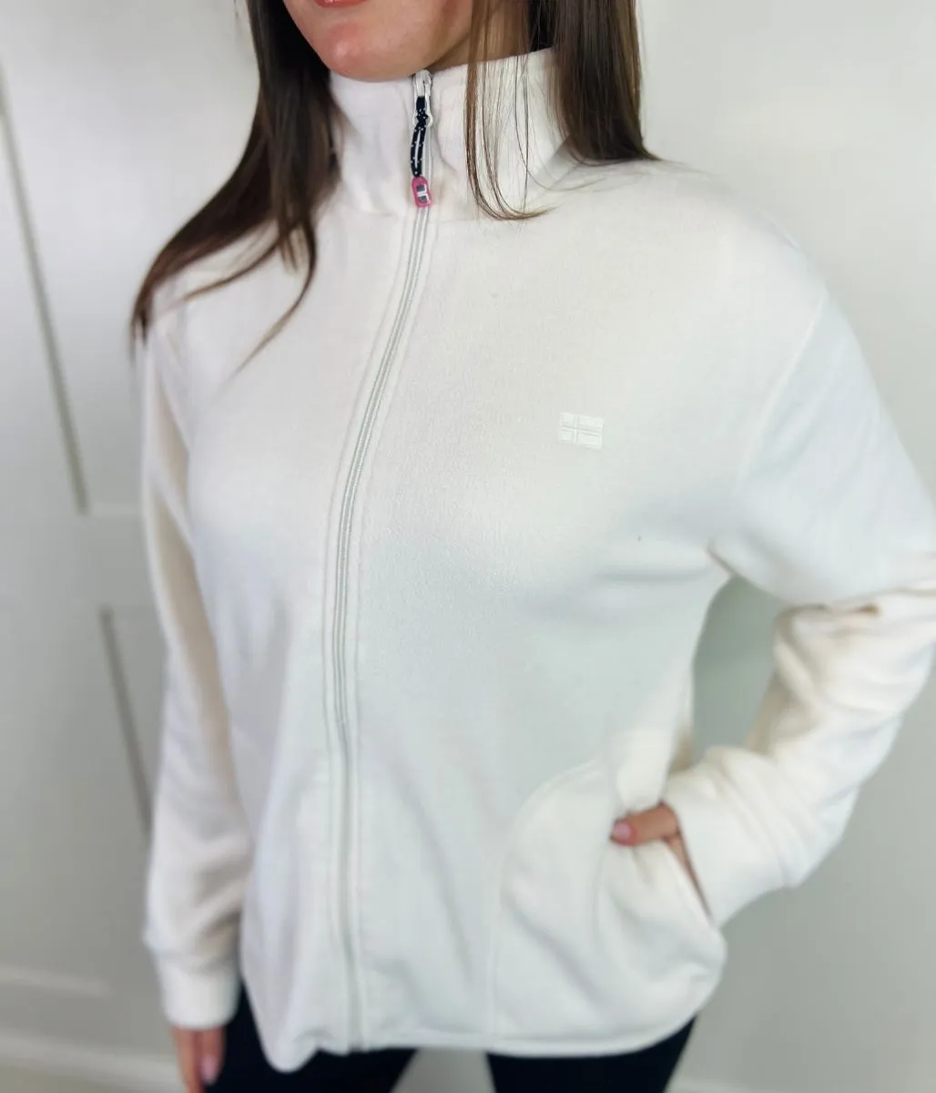 Ivory Polar Fleece Jacket