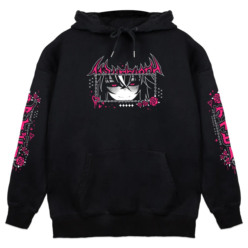 IvyOfRoses RoseRave hoodie - Black
