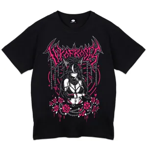 IvyOfRoses RoseRave T-Shirt - Black