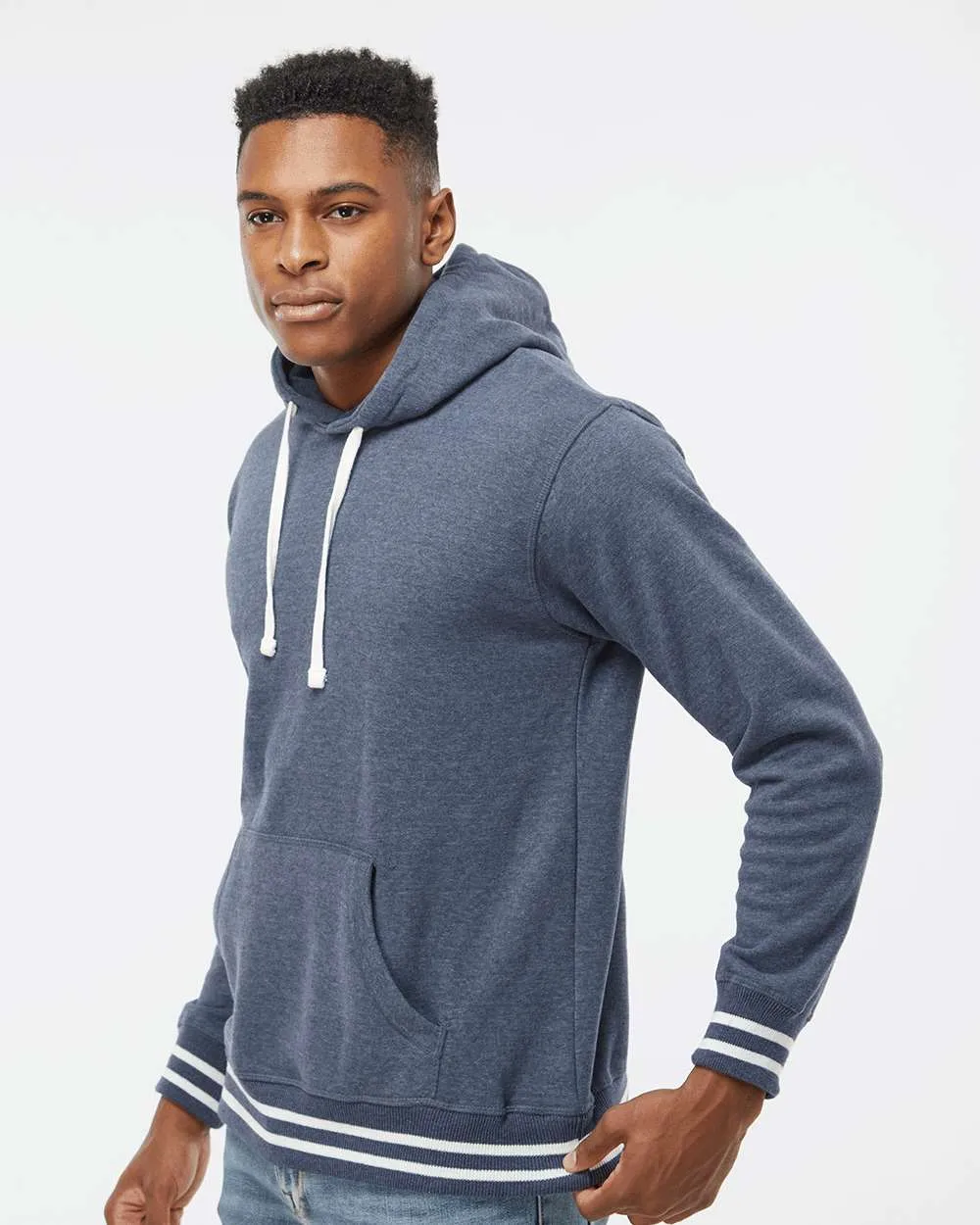 J America Relay Fleece Hooded Sweatshirt