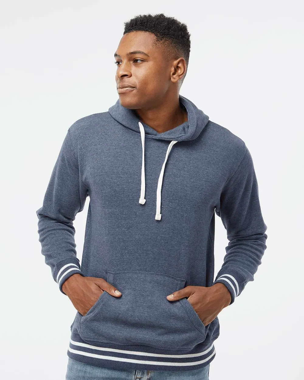 J America Relay Fleece Hooded Sweatshirt