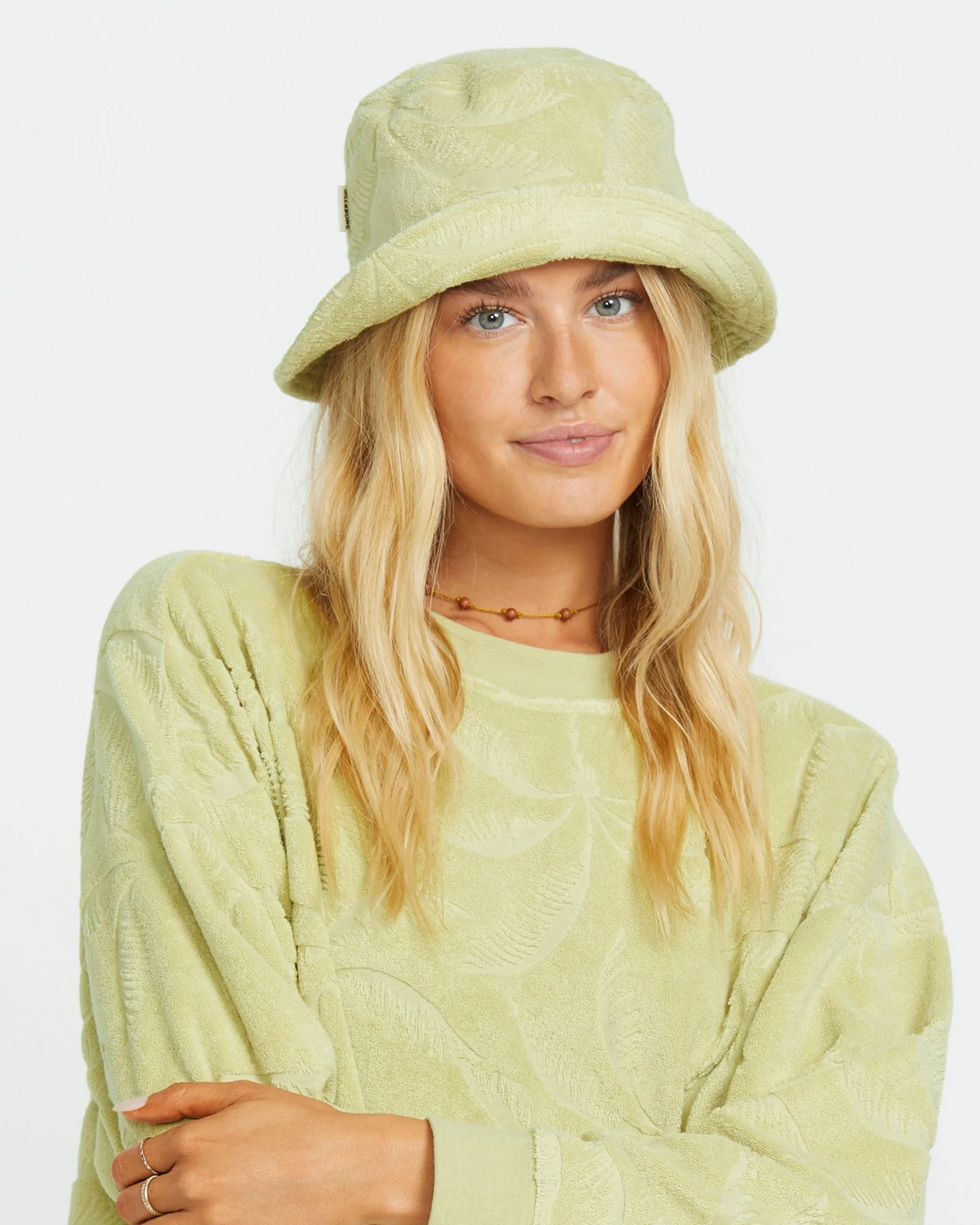 Jacquard Beach Bucket Hat - Wasabi Billabong