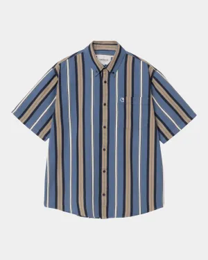 Jarrell Stripe Shirt | Blue Iris / Wax Carhartt WIP
