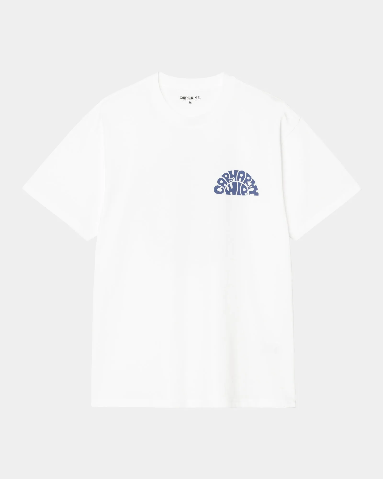 Jazzy T-Shirt | White / Blue Iris Carhartt WIP