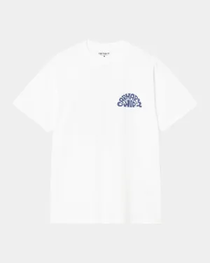 Jazzy T-Shirt | White / Blue Iris Carhartt WIP