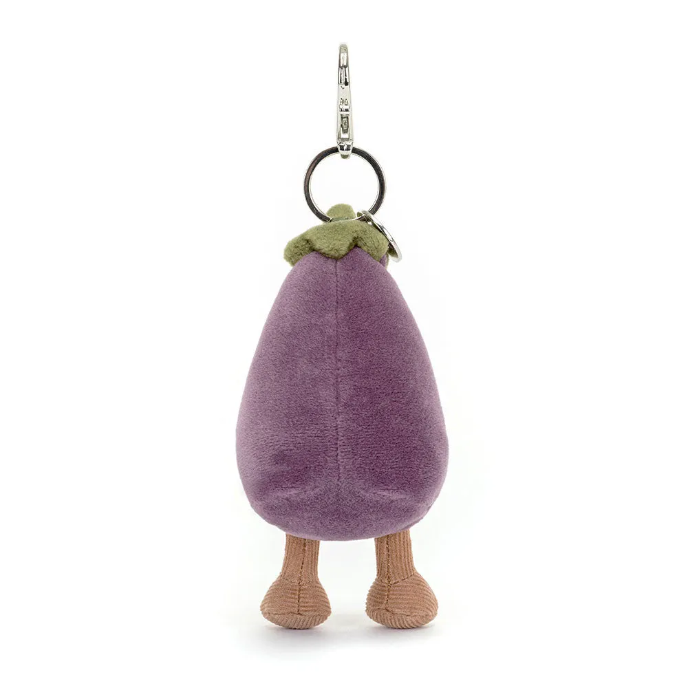 Jellycat Vivacious Vegetable Aubergine Bag Charm