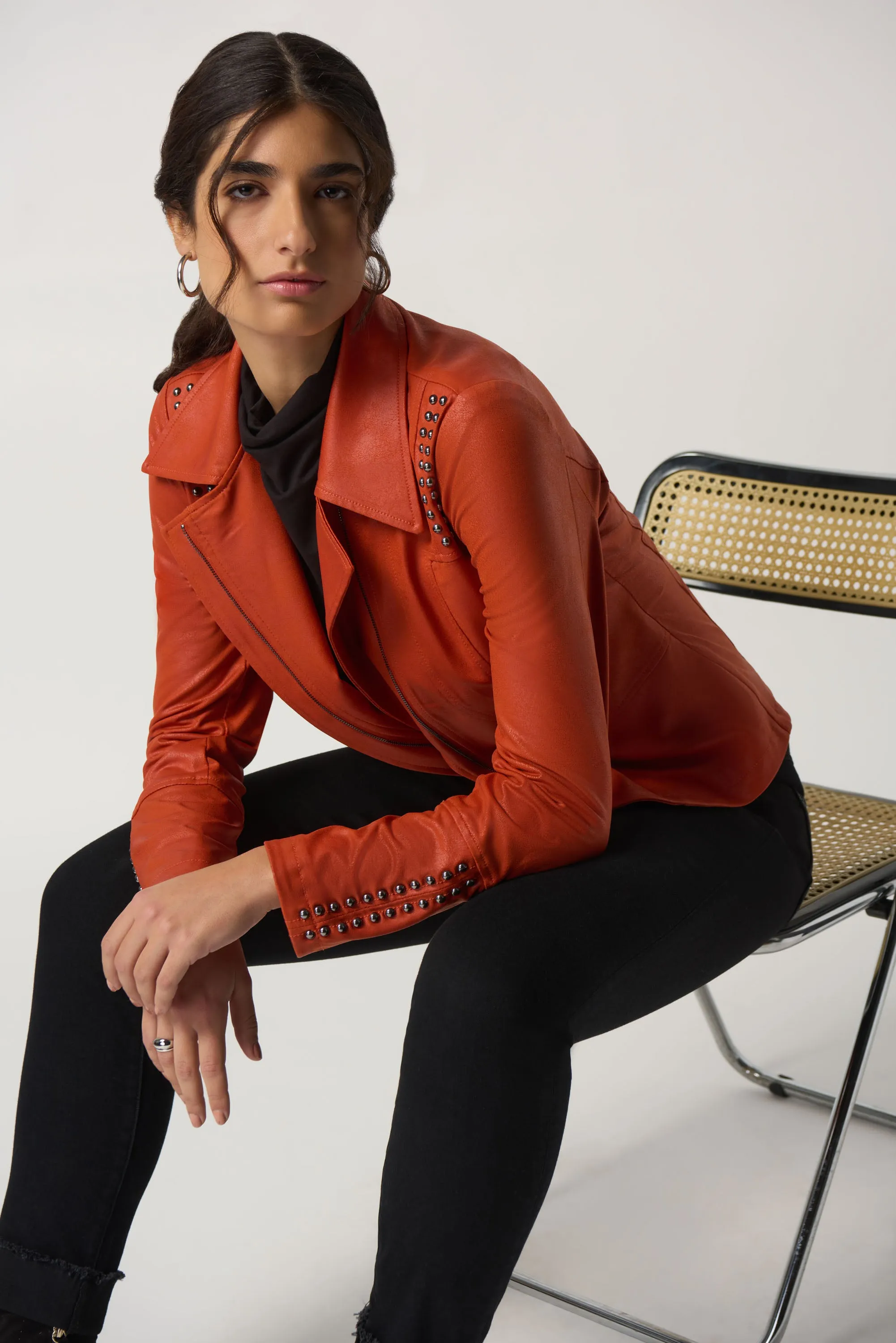 Joseph Ribkoff - Notched Collar Jacket - 233926 - Tandoori