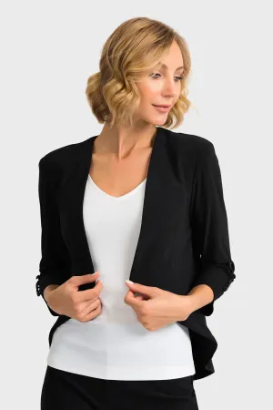 Joseph Ribkoff - Tuxedo Jacket - 161140 - Black