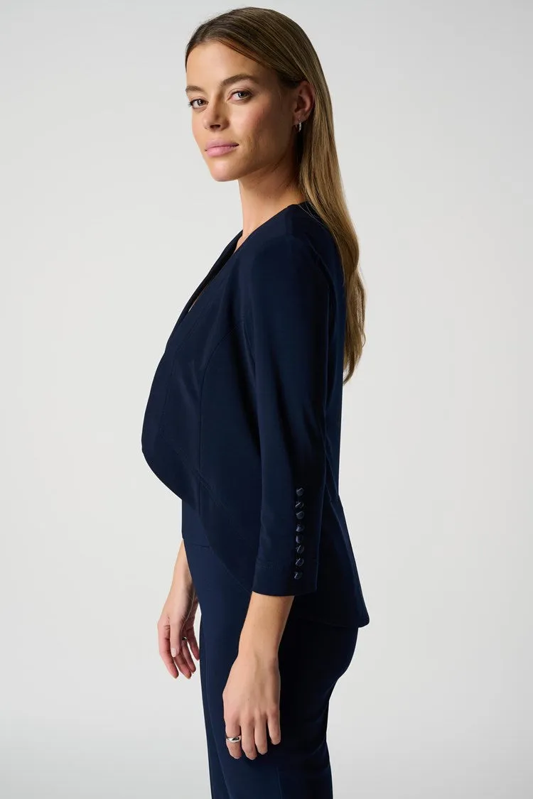 Joseph Ribkoff - Tuxedo Jacket - 161140 - Navy