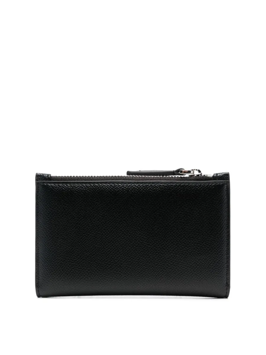 KARL LAGERFELD LOGO LETTERING FAUX - LEATHER WALLET