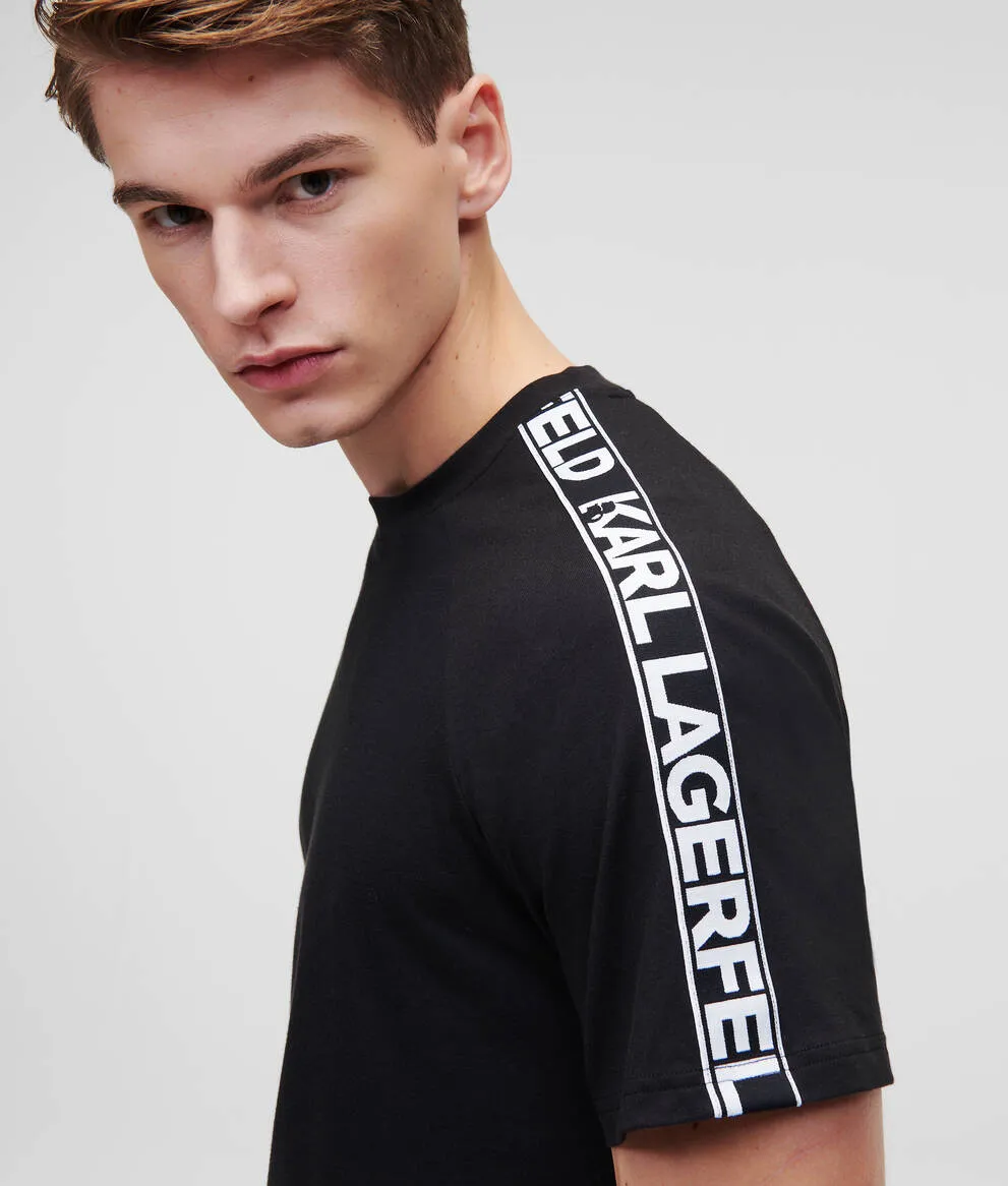 KARL LOGO SHORTS AND T-SHIRT PAJAMA SET
