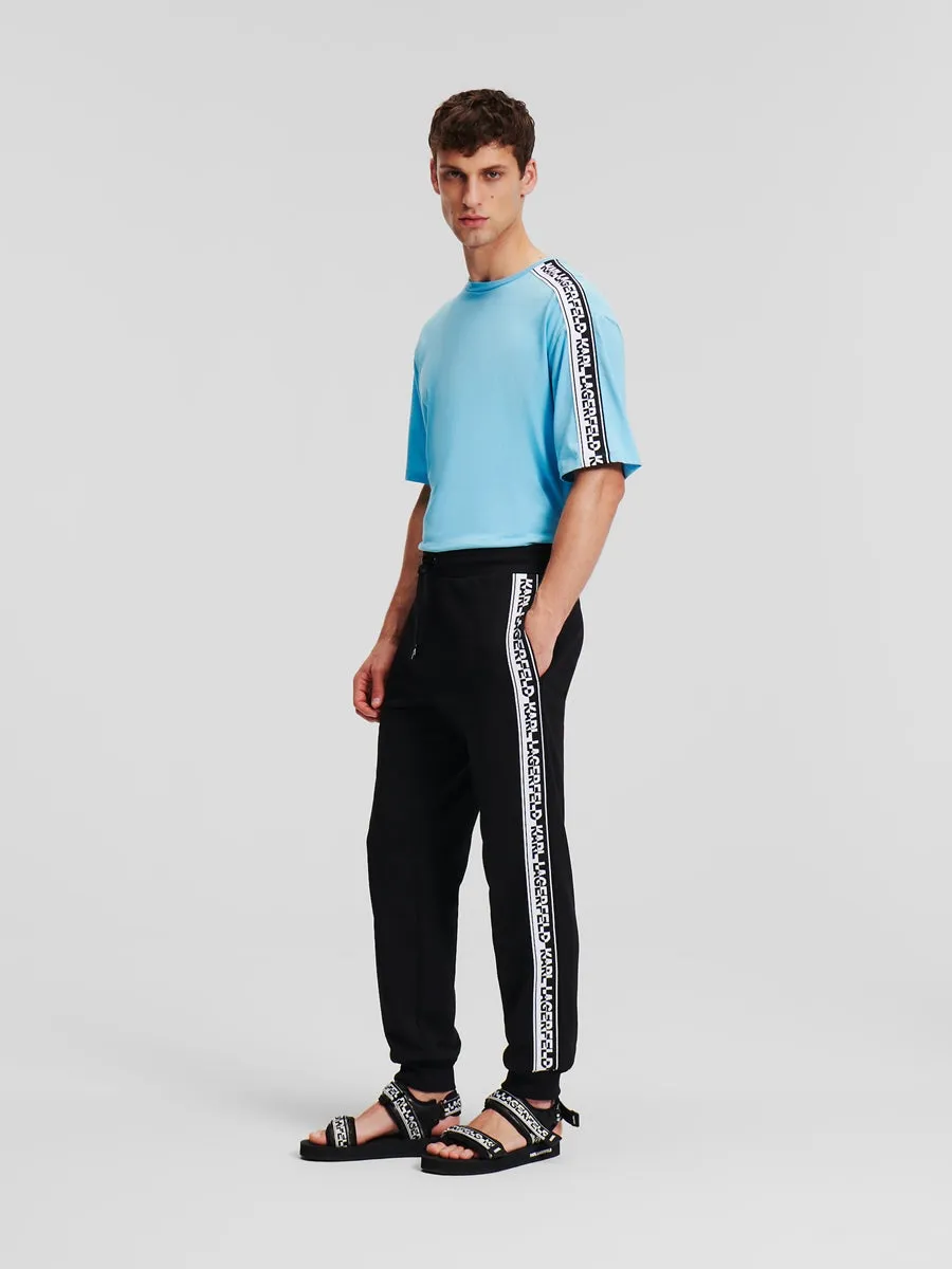 KARL LOGO TAPE SWEATPANTS