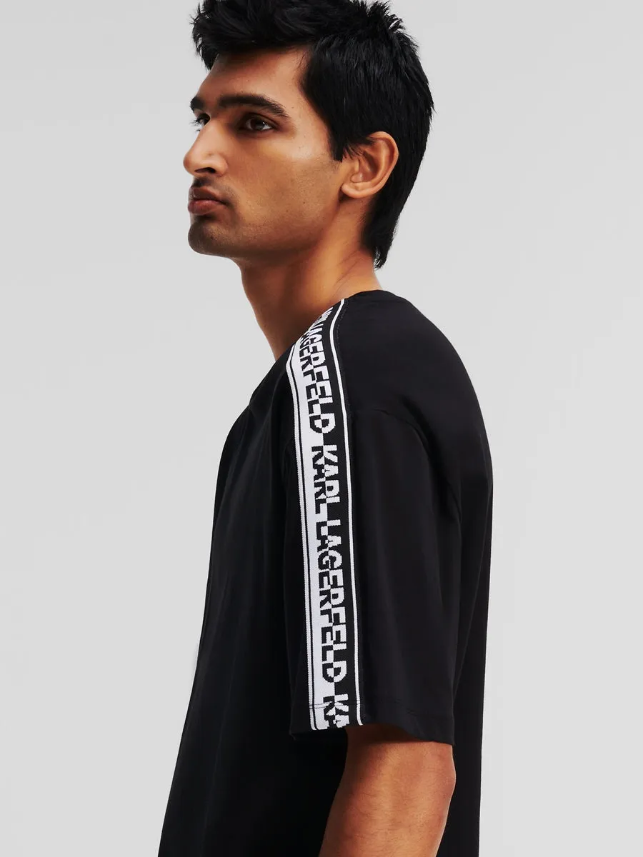 KARL LOGO TAPE T-SHIRT
