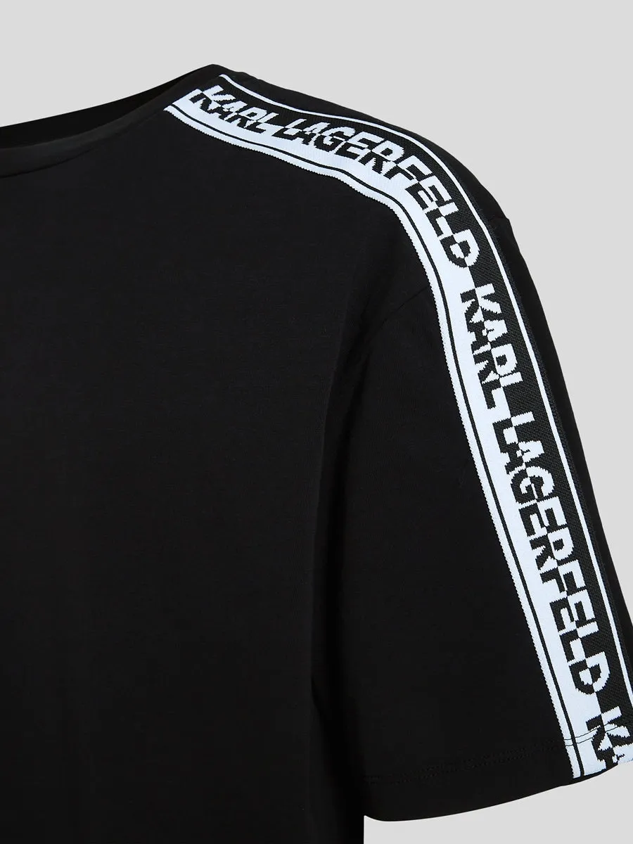 KARL LOGO TAPE T-SHIRT
