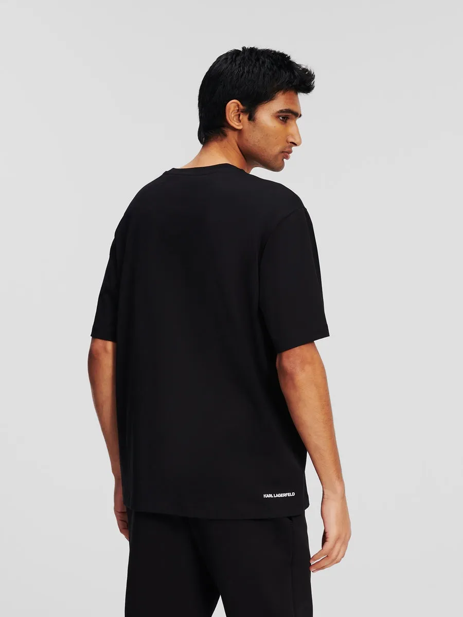 KARL LOGO TAPE T-SHIRT