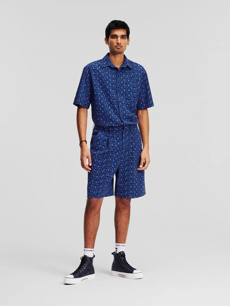 KARL LOGO WOVEN SHORTS