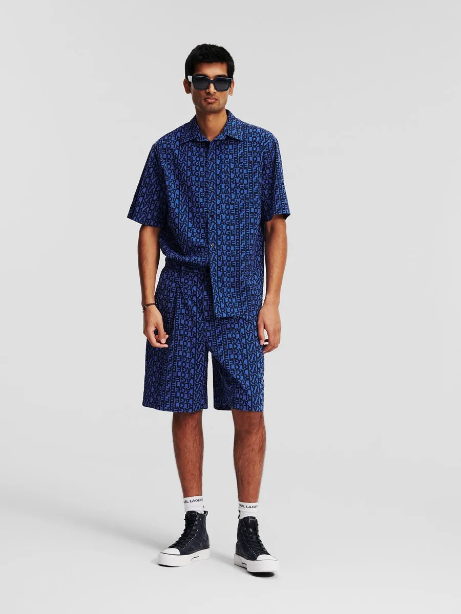 KARL LOGO WOVEN SHORTS