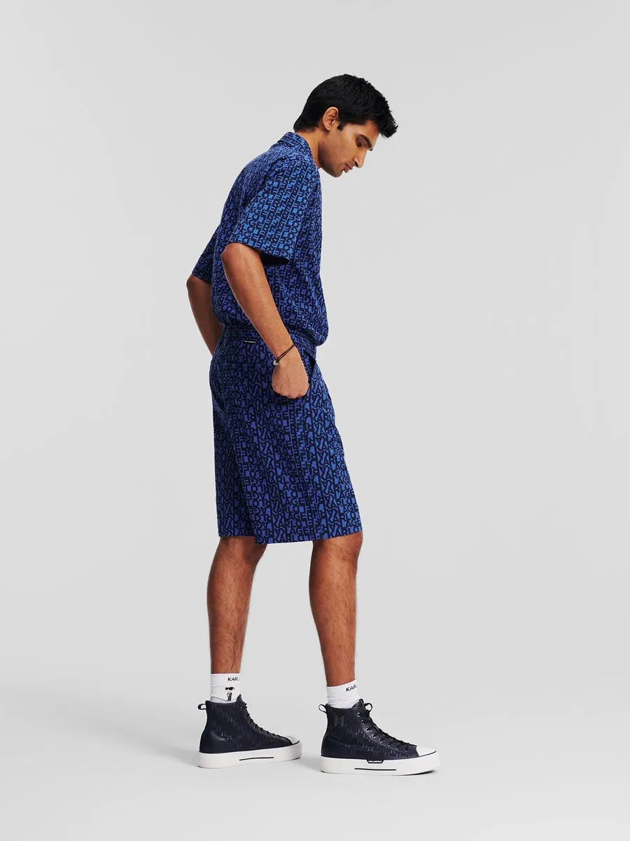 KARL LOGO WOVEN SHORTS