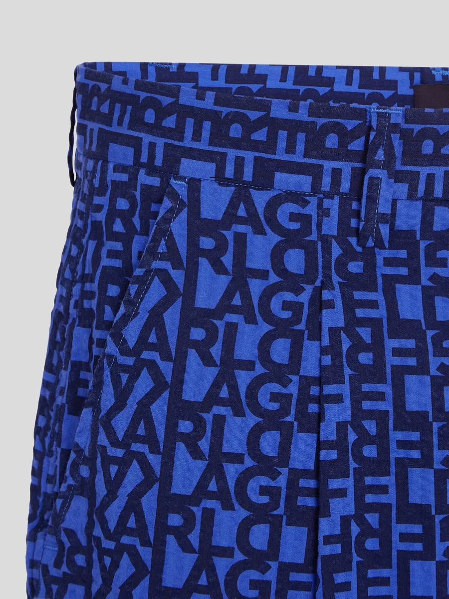KARL LOGO WOVEN SHORTS