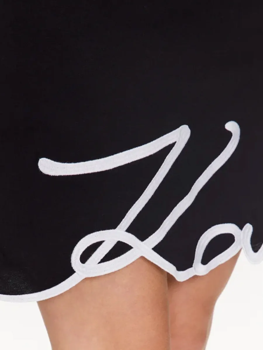 KARL SIGNATURE HEM T-SHIRT DRESS