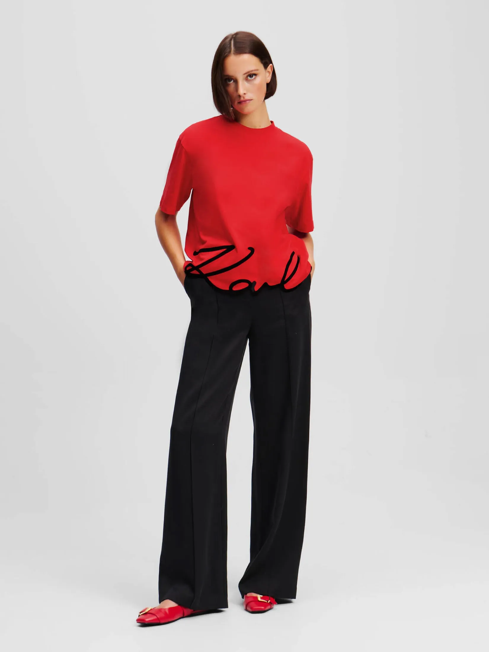 KARL SIGNATURE HEM T-SHIRT
